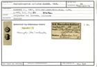 Karteikarte zum Syntyp von Haplophragmium inflatum Karrer, 1862